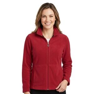 Telluride Clothing Co Red Microfleece Full Zip Jacket Women’s Sz M EUC Gorpcore